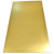 RECTANGLE 12IN X 20IN GOLD MDF BOARD - Cake Decorating Central