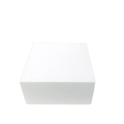 SQUARE 4 INCH x 4 INCH DUMMY CAKE FOAM - Cake Decorating Central