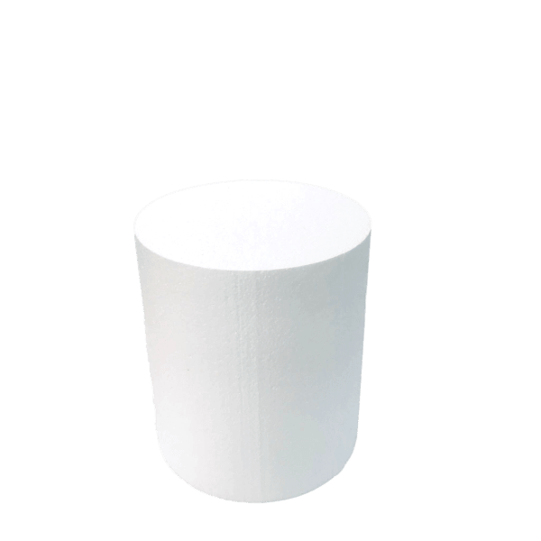 ROUND 5 INCH x 8 INCH DUMMY CAKE FOAM - Cake Decorating Central