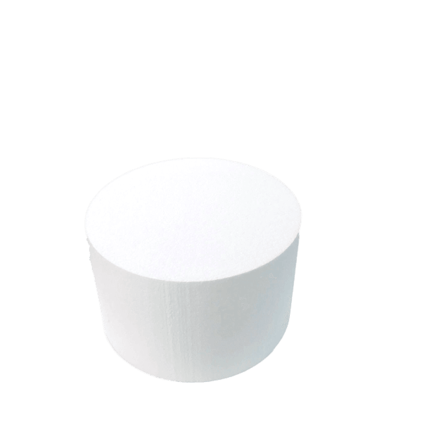 ROUND 6 INCH x 5 INCH DUMMY CAKE FOAM - Cake Decorating Central