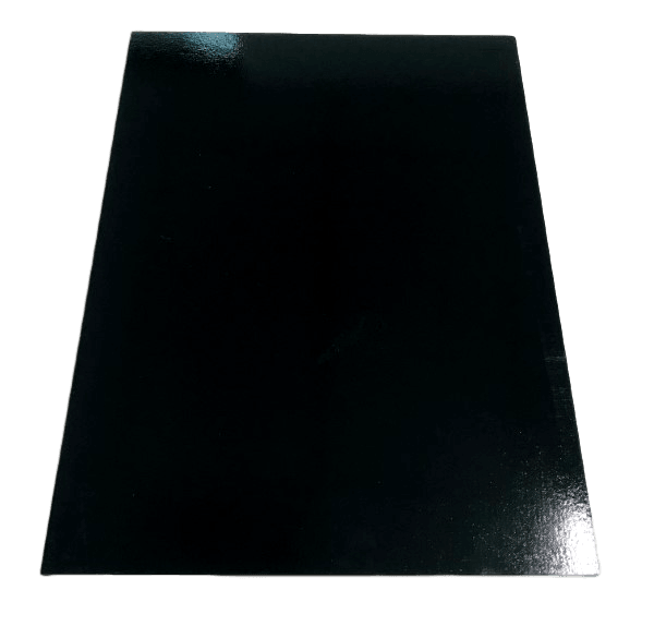 RECTANGLE 12IN X 16IN BLACK MDF BOARD - Cake Decorating Central