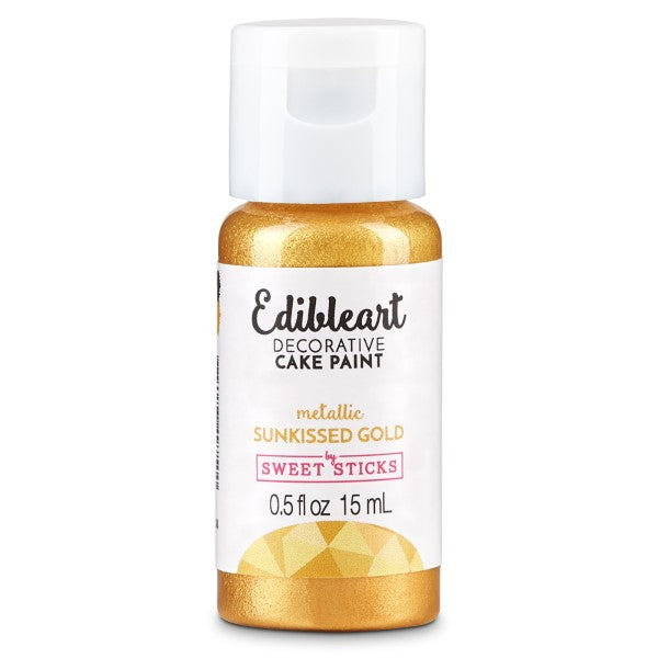 Edible Art Decorative Paint METALLIC SUNKISSED GOLD 15ml