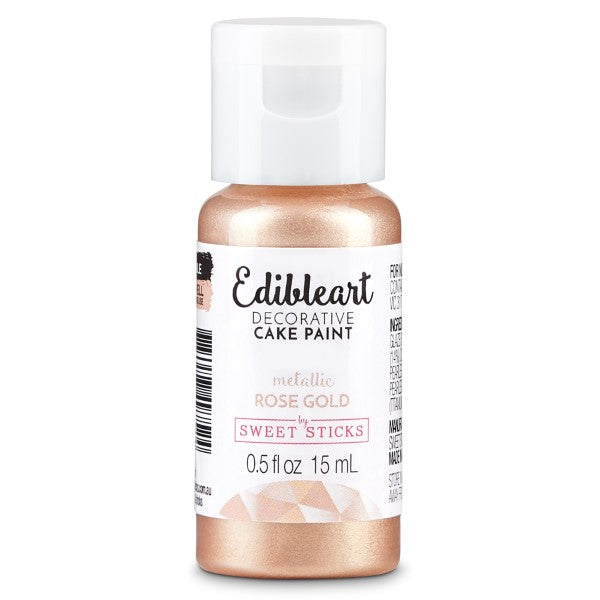 Edible Art Decorative Paint METALLIC ROSE GOLD 15ml