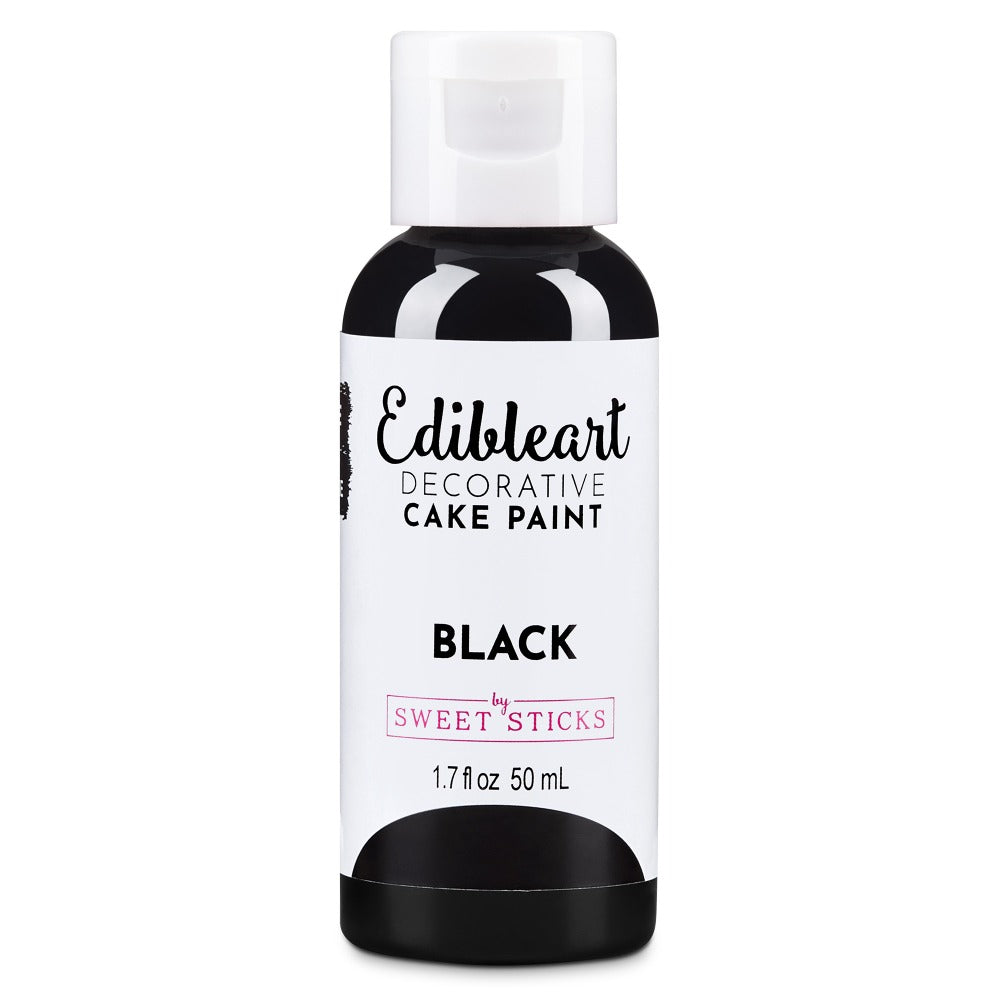 Edible Art Decorative Paint BLACK 50ml - Cake Decorating Central