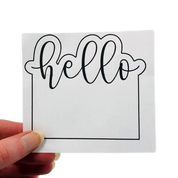 HELLO Plastic Cookie Cutter - Cake Decorating Central
