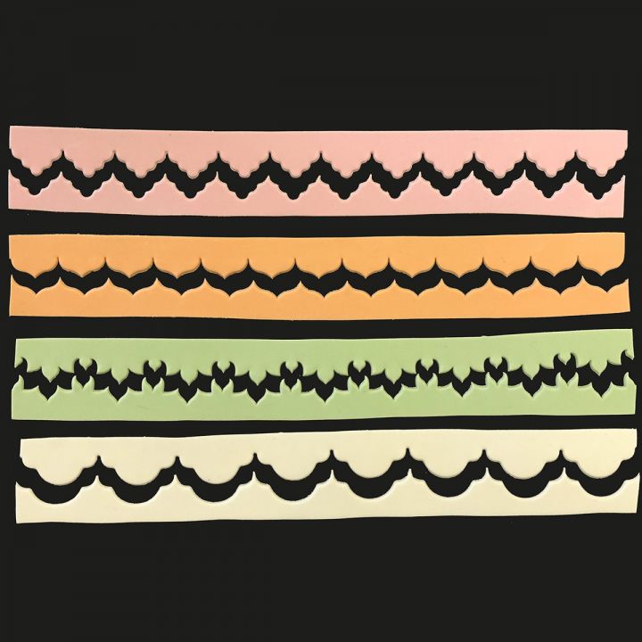 FMM STRAIGHT FRILL 1-4 tappit set - Cake Decorating Central