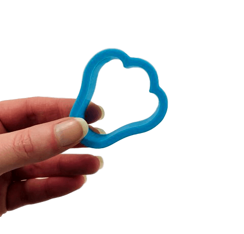 BUNNY FOOT 48MM - CDC PLASTIC COOKIE CUTTER - Cake Decorating Central
