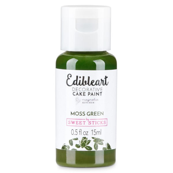 Edible Art Decorative Paint MOSS GREEN 15ml - Cake Decorating Central