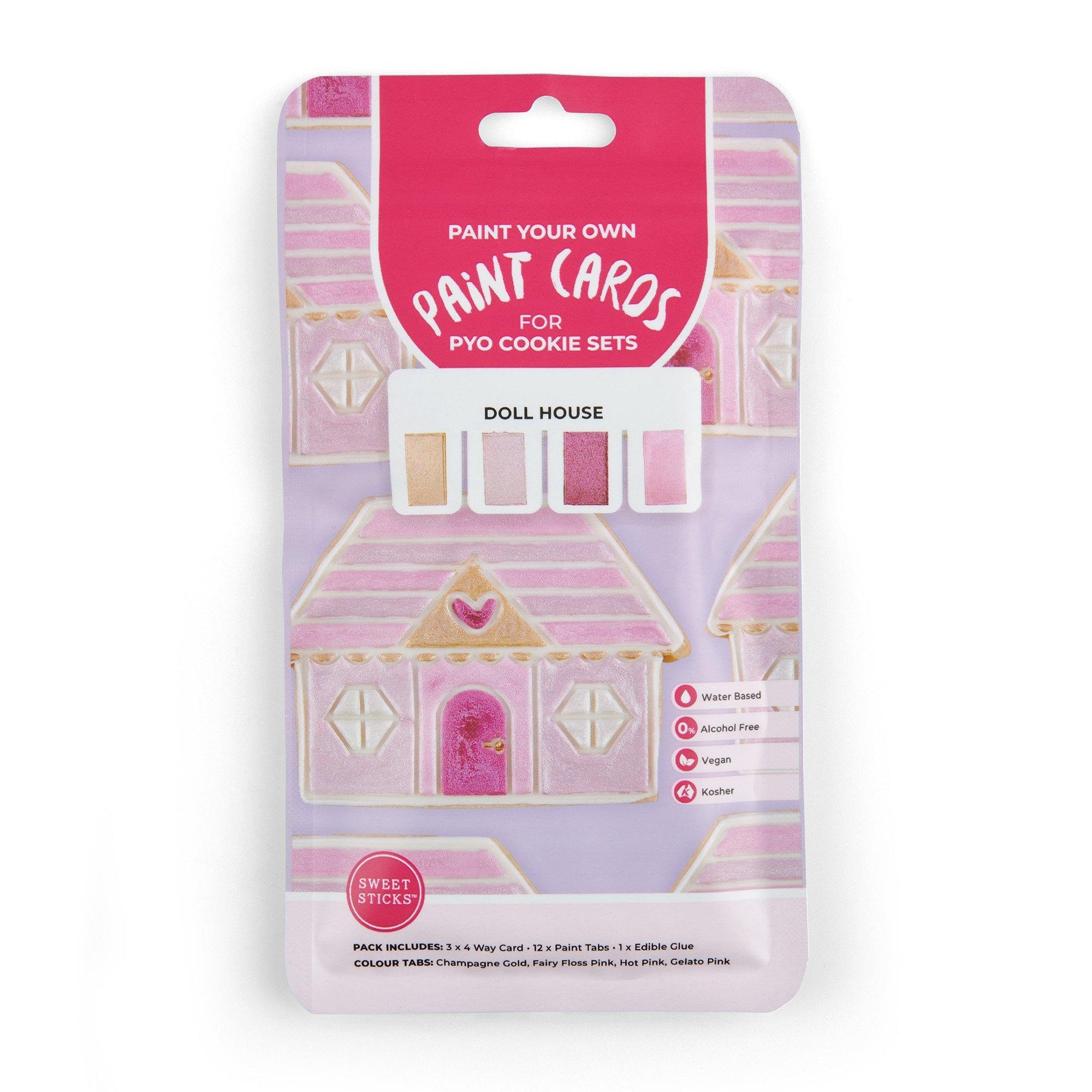 PYO Paint Cards DOLL HOUSE - Cake Decorating Central