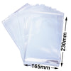 RESEALABLE BAGS 165MM X 230MM - 100 PACK