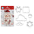 SANTA CENTREPIECE COOKIE CUTTER SET OF 6