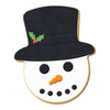 SNOWMAN FACE WITH HAT COOKIE CUTTER
