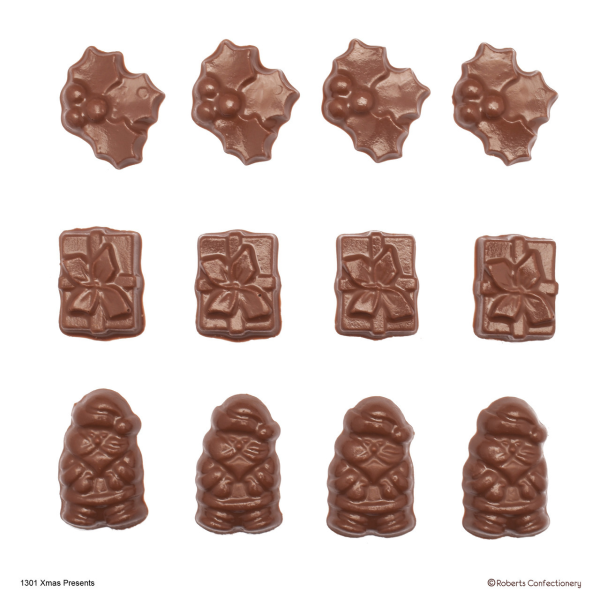 Santa Presents & Holly Chocolate Mould