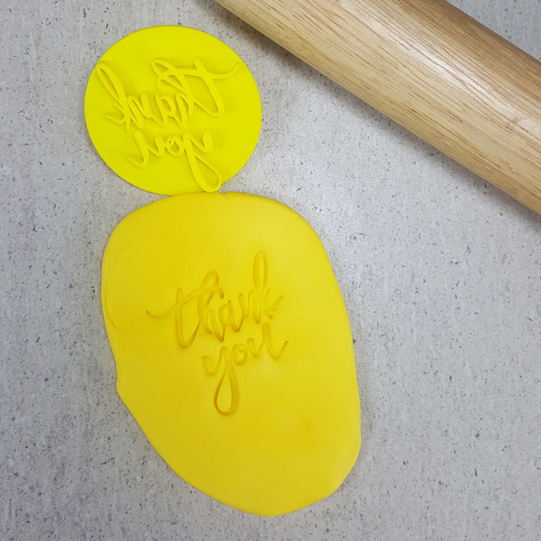 THANK YOU 40mm COOKIE EMBOSSER
