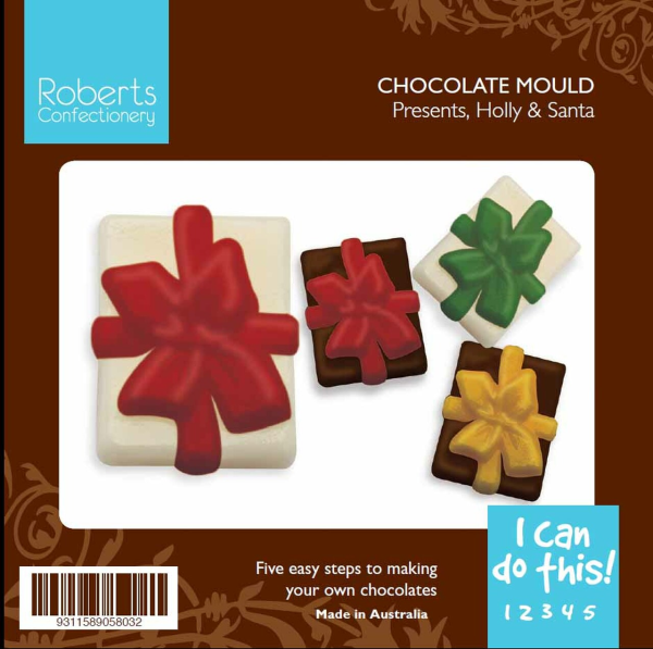 Santa Presents & Holly Chocolate Mould