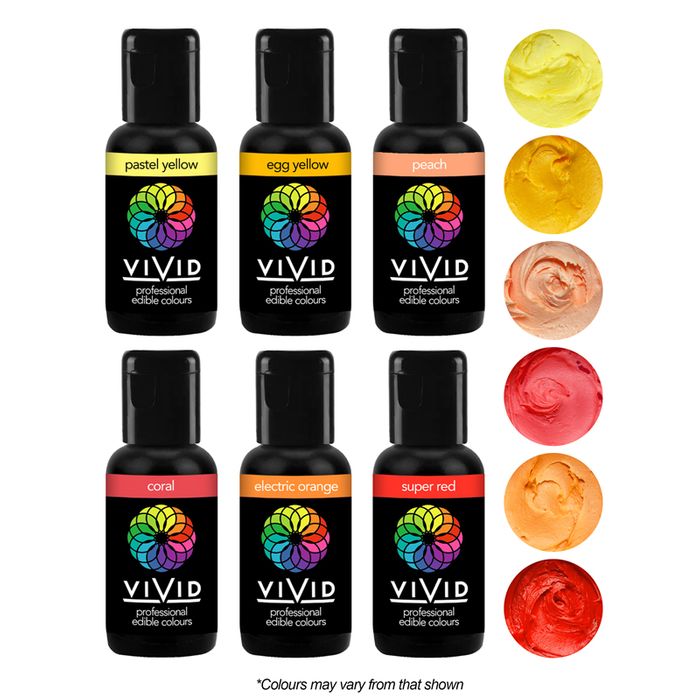 VIVID GEL COLOUR 6 PACK SUNSET