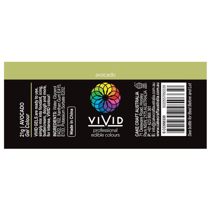 VIVID GEL COLOUR AVOCADO 21G