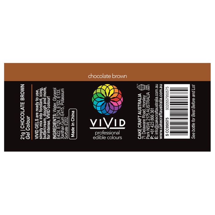 VIVID GEL COLOUR CHOCOLATE BROWN 21G