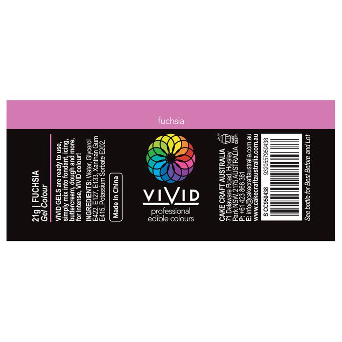 VIVID GEL COLOUR FUCHSIA 21G