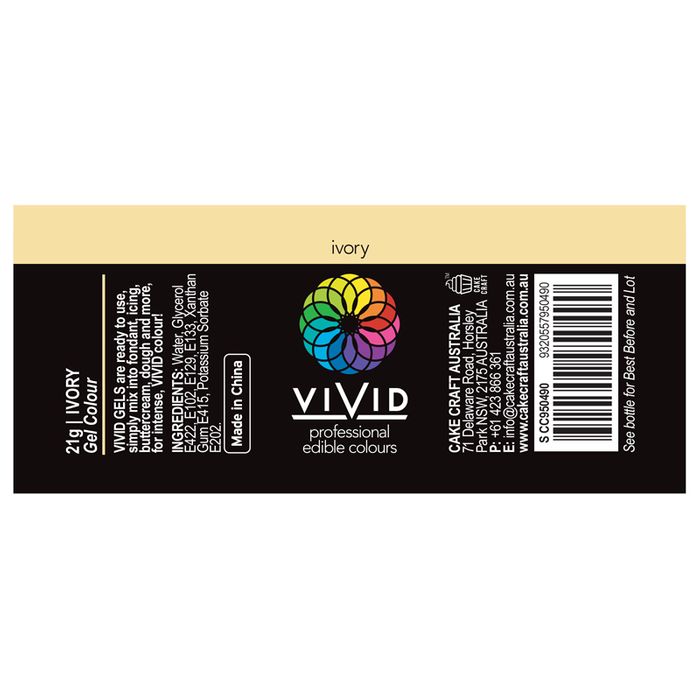 VIVID GEL COLOUR IVORY 21G