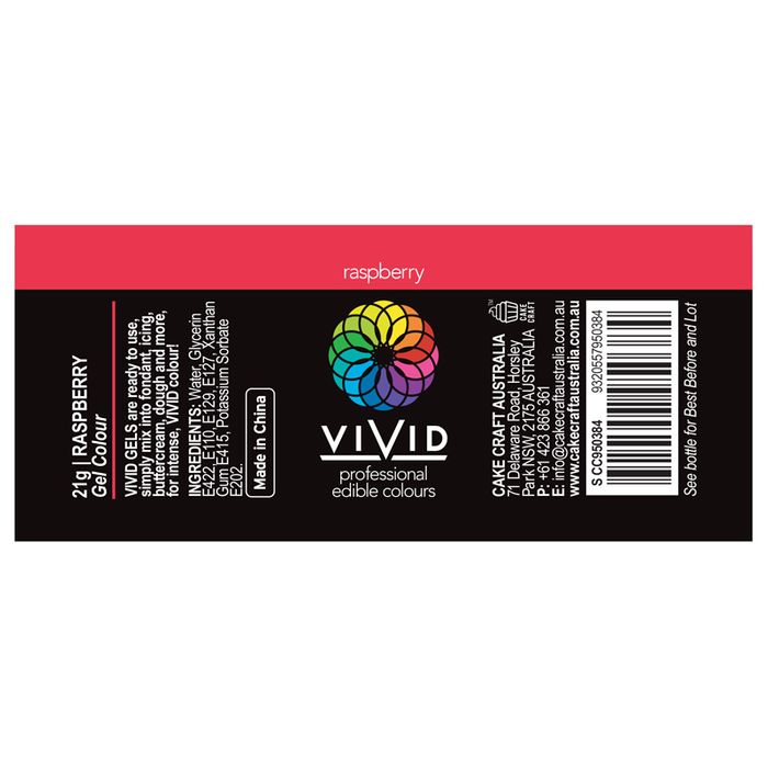 VIVID GEL COLOUR RASPBERRY 21G