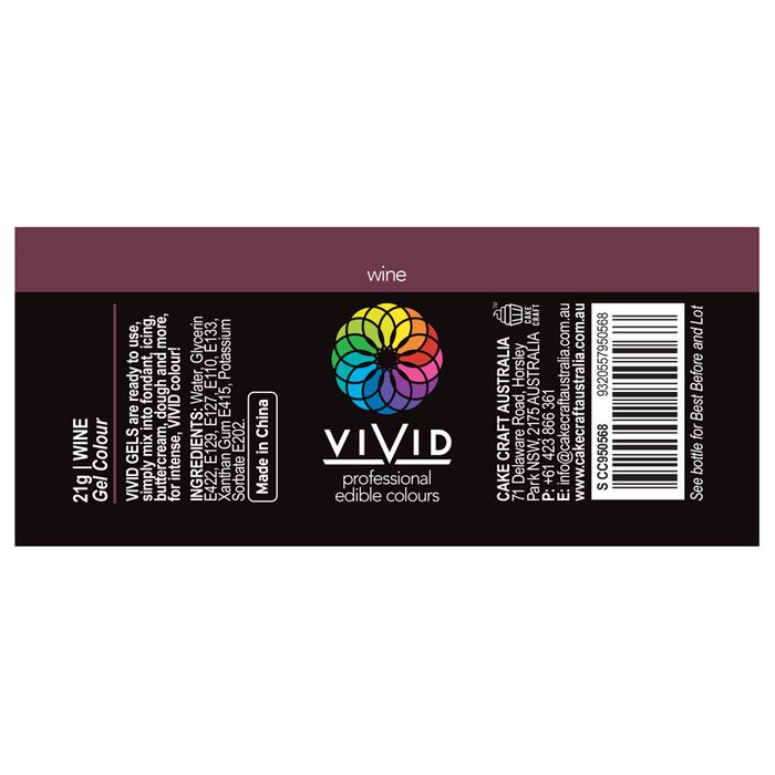 VIVID GEL COLOUR WINE 21G
