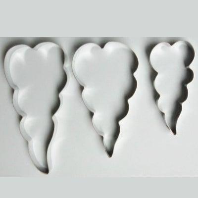 ARUM LILY LEAF 3pce fondant cutter set - Cake Decorating Central