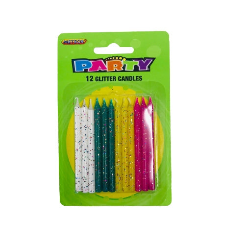 Glitter Candles Multicolour