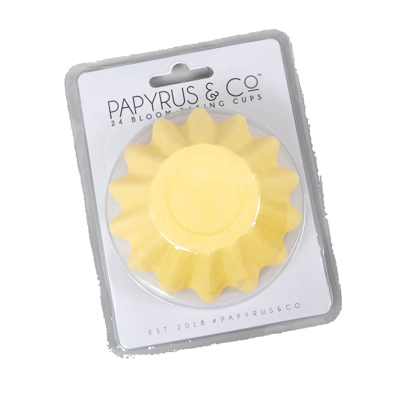 BLOOM PASTEL YELLOW Baking Cups 24pk