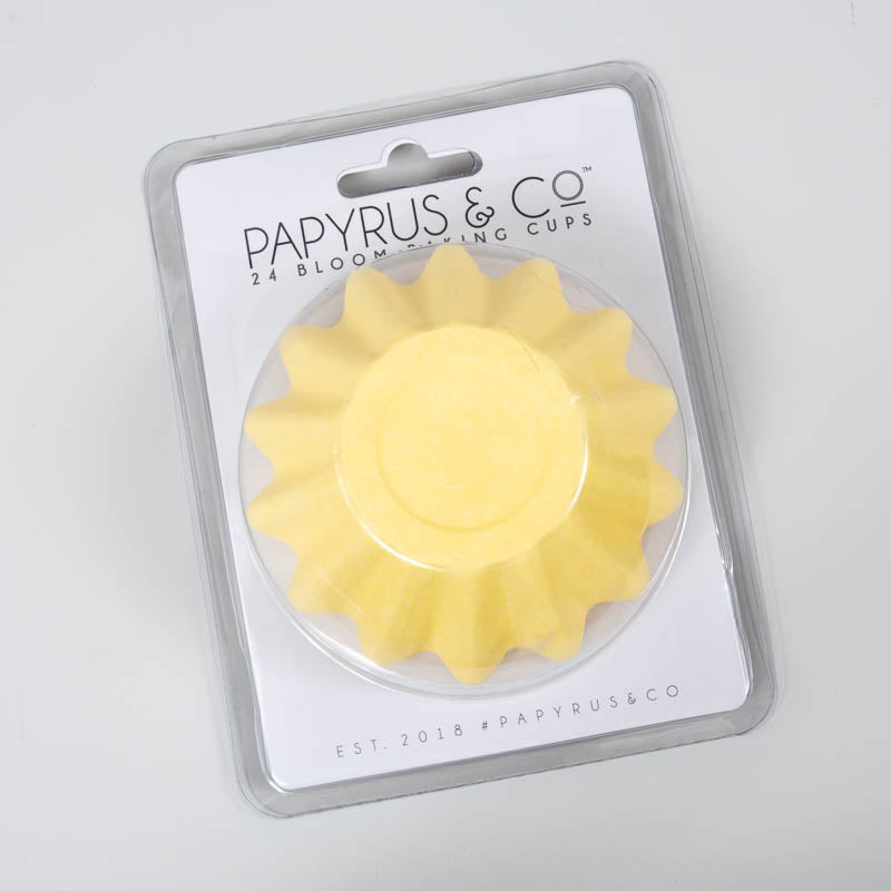 BLOOM PASTEL YELLOW Baking Cups 24pk