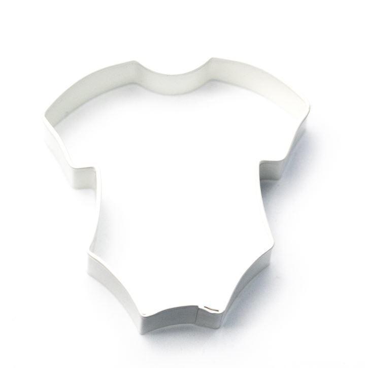 BABY ROMPER COOKIE CUTTER WHITE - Cake Decorating Central