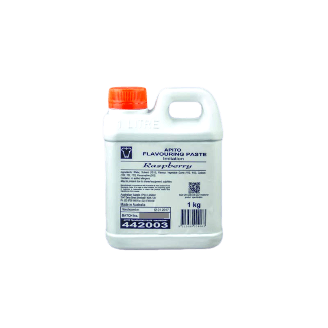 Bakels Flavour paste RASPBERRY 1kg - Cake Decorating Central