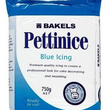 BAKELS BLUE RTR fondant icing 750g - Cake Decorating Central