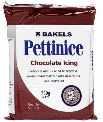 BAKELS CHOCOLATE RTR fondant icing 750g - Cake Decorating Central