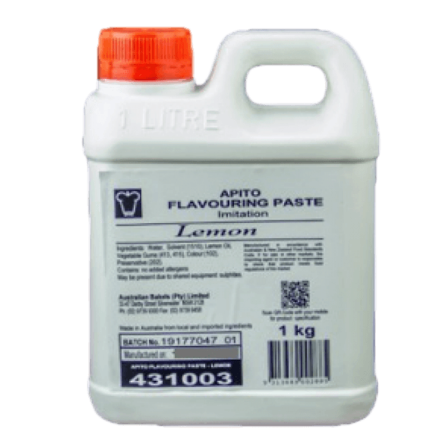 Bakels Flavour paste LEMON 1kg - Cake Decorating Central