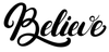 Silho Stencil BELIEVE - Cake Decorating Central