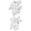 Caking It Up BLOOM II Outline Cake Stencil - Cake Decorating Central