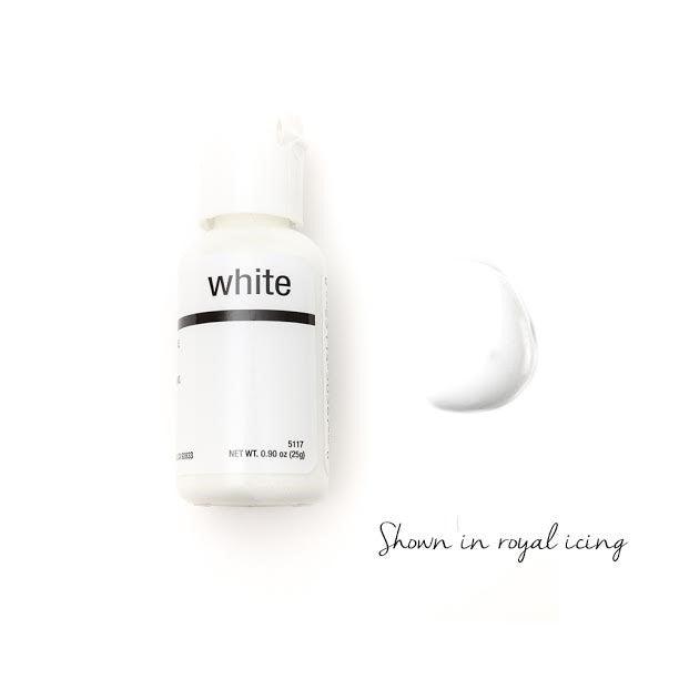 Chefmaster BRIGHT WHITE liqua-gel 20g - Cake Decorating Central