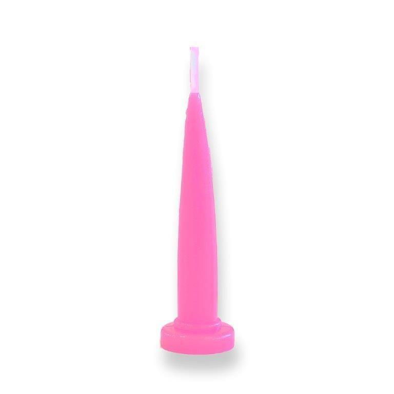 Bullet Candle Hot Pink (each) - Cake Decorating Central