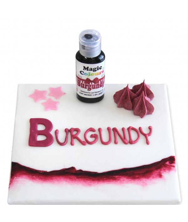 Magic Colours Pro Burgundy 32g - Cake Decorating Central