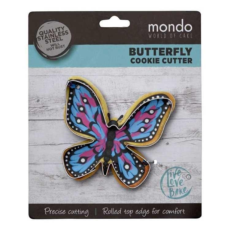 BUTTERFLY Mondo Cookie Cutter - Cake Decorating Central
