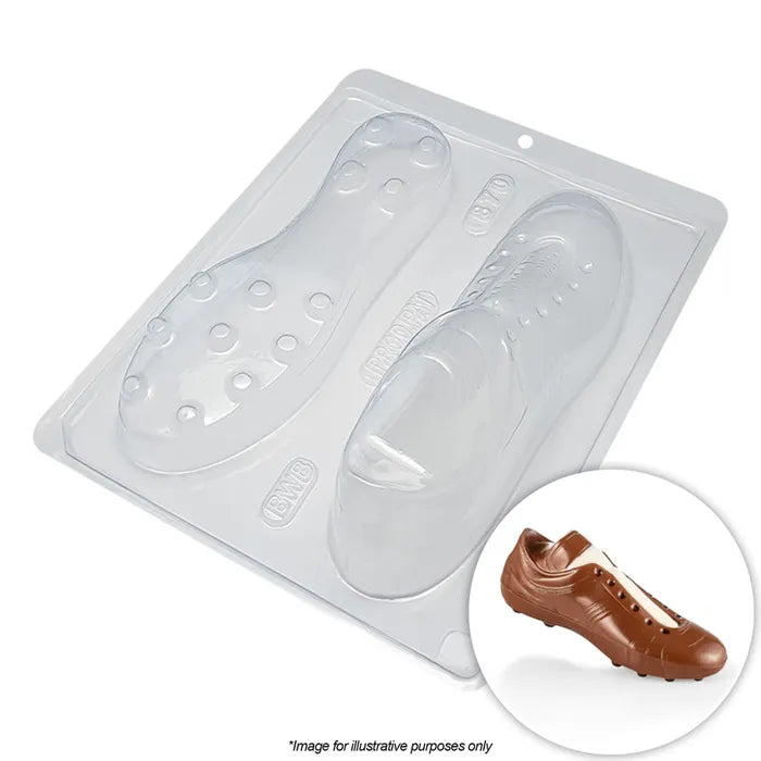 BWB FOOTBALL BOOT CHOCOLATE MOULD (3 PCE)