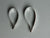 FRANGIPANI OR TEARDROP 2pce fondant cutter set