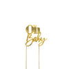 OH Baby Gold Metal Cake Topper - Cake Decorating Central