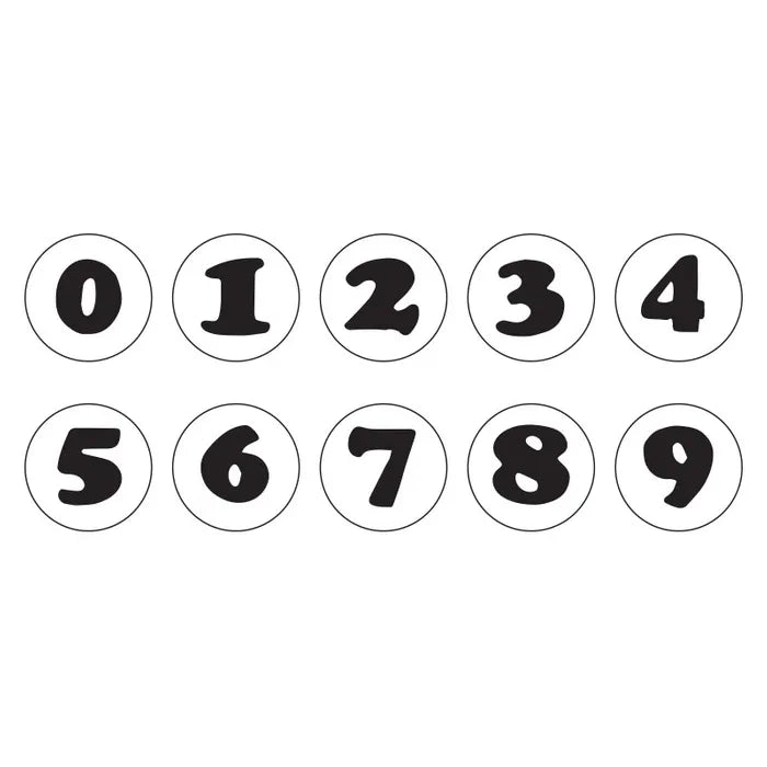 Numbers LARGE Plunger Cutter Set