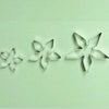 CALYX SMALL 3pce fondant cutter set - Cake Decorating Central