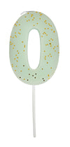 Number 0 Candle