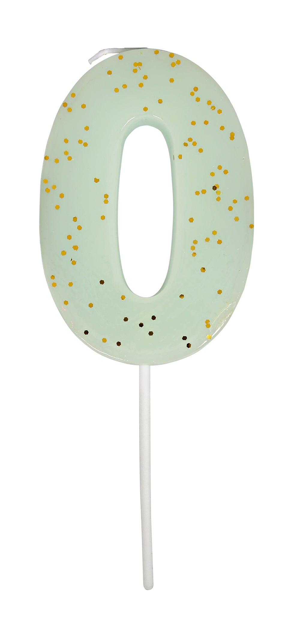 Number 0 Candle