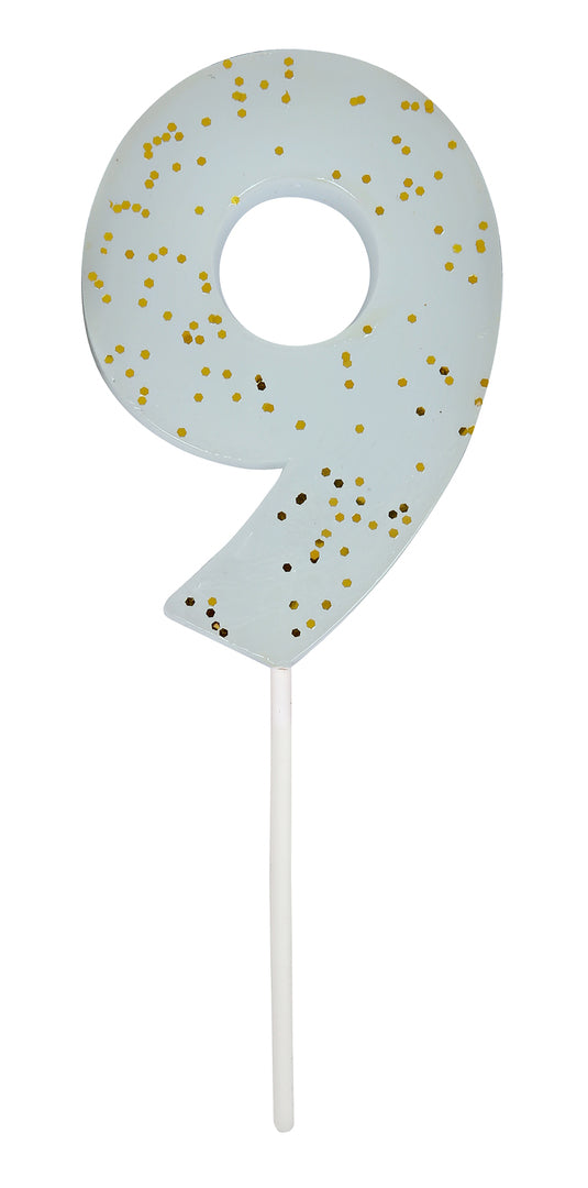 Number 9 Candle