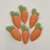 Carrot Royal Icing decorations 6pce